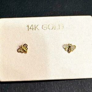14K Gold earrings NEW!